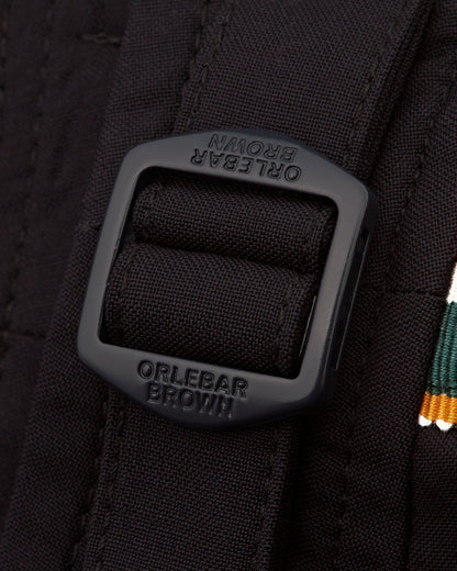 Bulldog Merino - Mens Mid-Length Ob Tape Merino Swim Shorts In Night Iris Blue Buckle Detail View