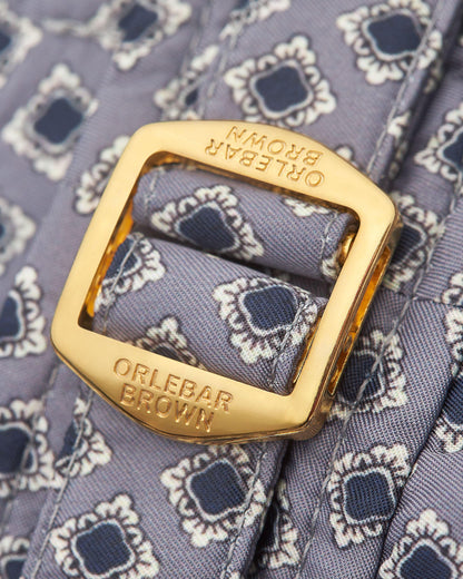 Bulldog - Taro Solmio Print Mid-Length Swim Shorts Detail Buckle