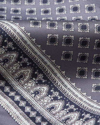 Bulldog - Taro Solmio Print Mid-Length Swim Shorts Detail Ott