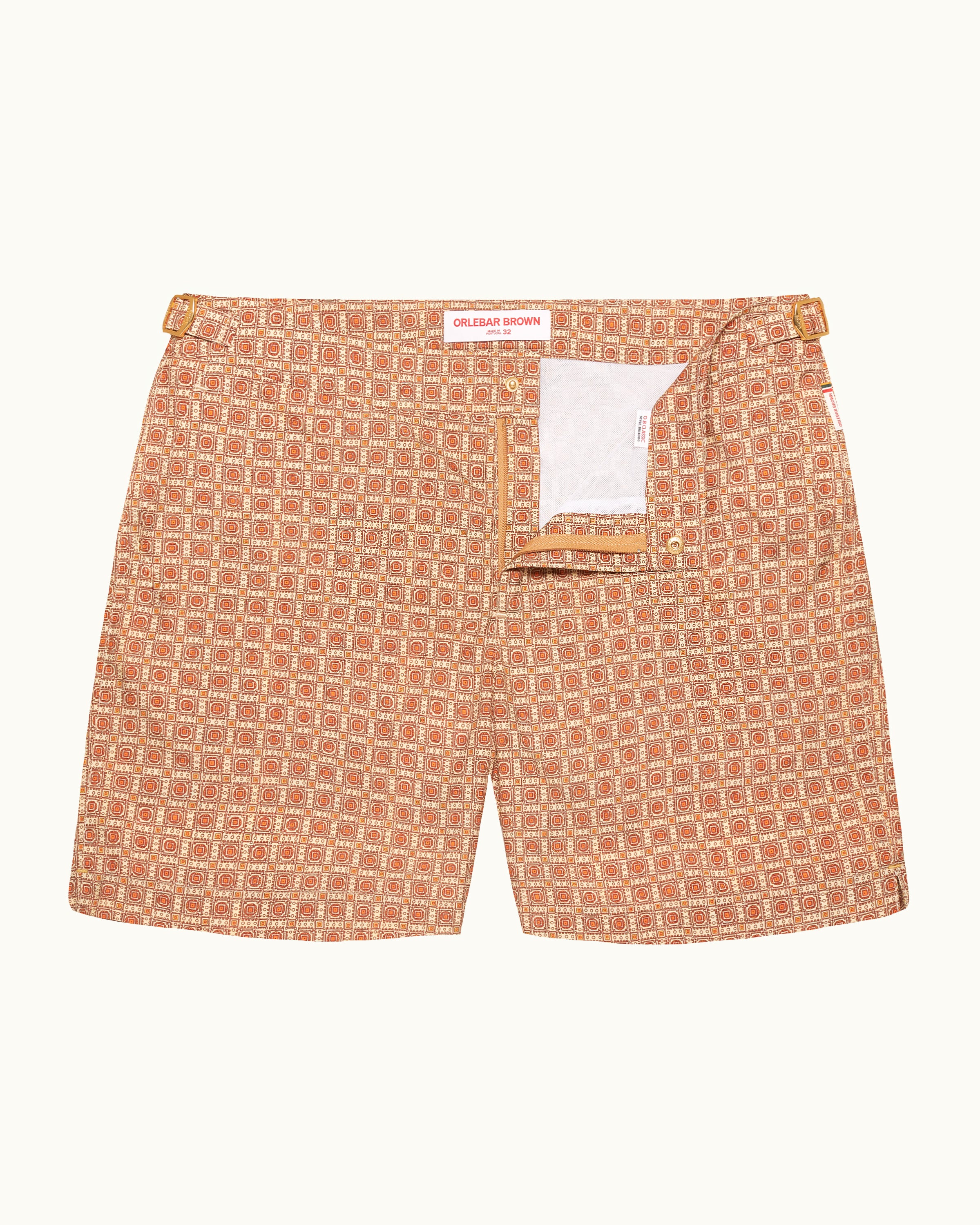 Bronze Printed Swim Shorts | Bold Summer Fit – ORLEBAR BROWN