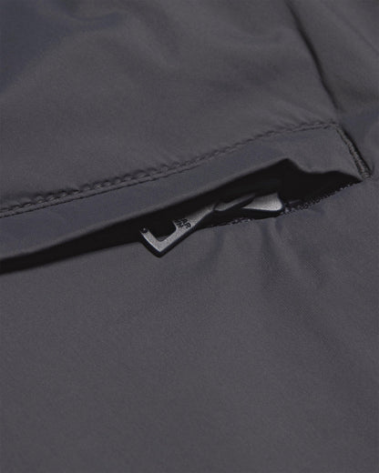 Bulldog Sport - Mens Mid-Length Swim Shorts In Piranha Grey Zip Detail