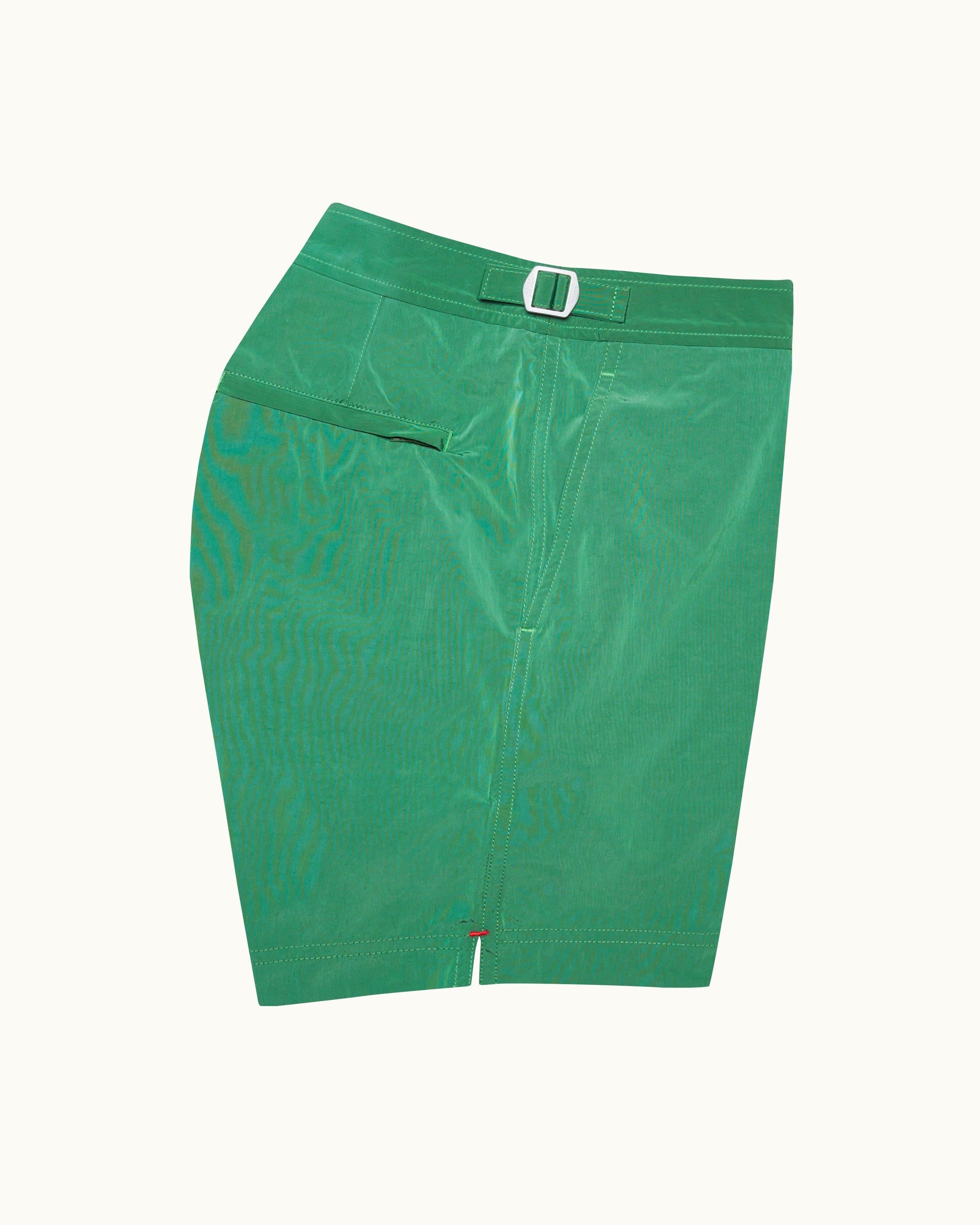 Bulldog - Mens Kale Tonic Mid-Length Swim Shorts Side View