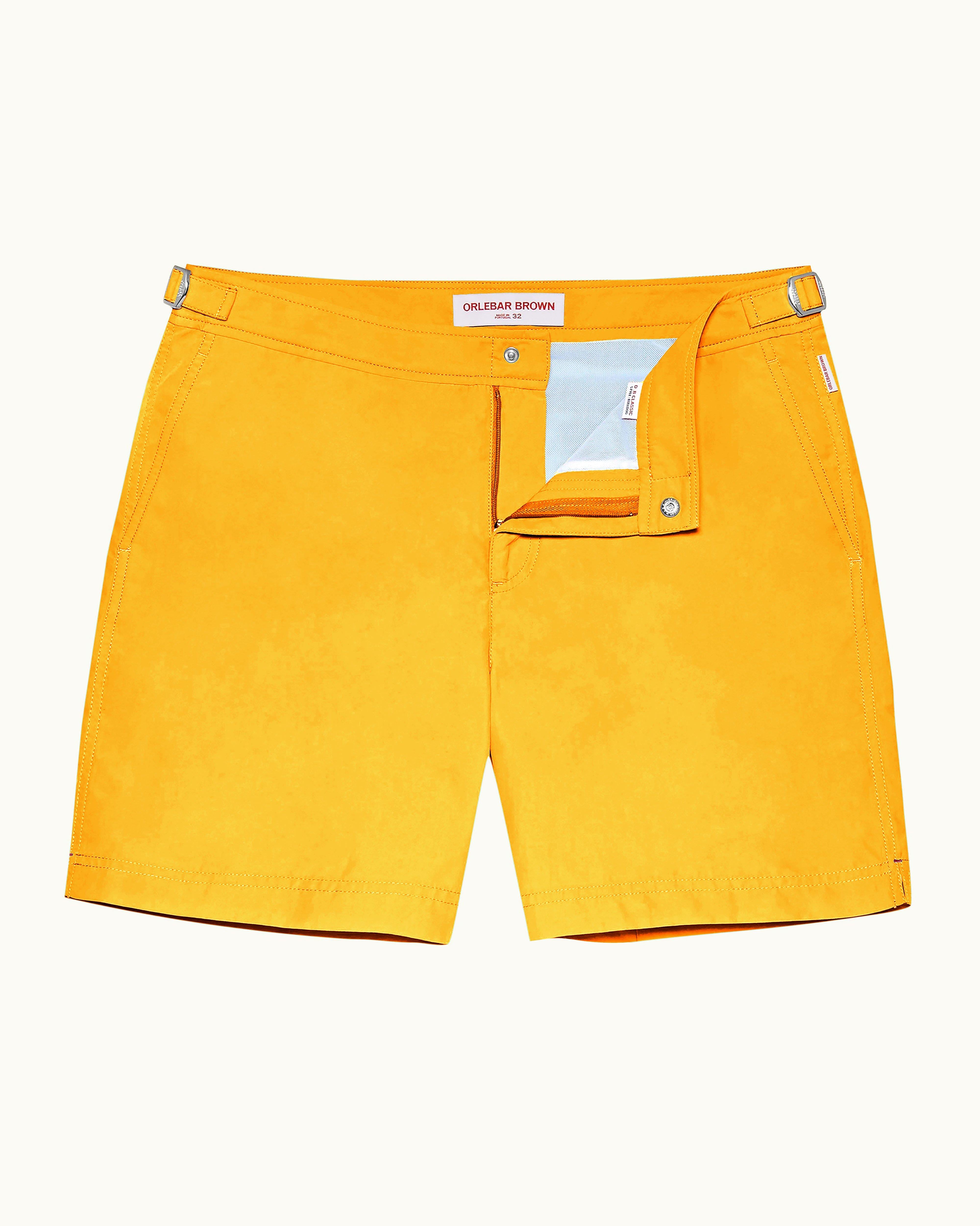 Orlebar Brown Bulldog Mid Length Swim Short In Yellow Blaze ORLEBAR BROWN