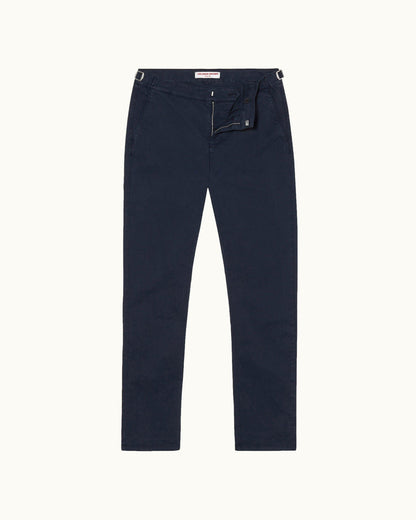 Campbell - Mens Navy Slim Fit Stretch Chinos Front View