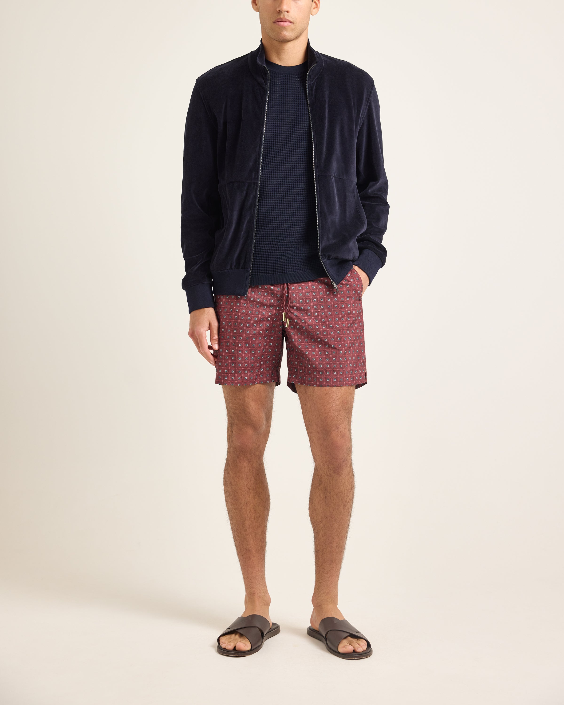 Mens Blue Zip Sweatshirt | Refined Everyday Layer – ORLEBAR BROWN