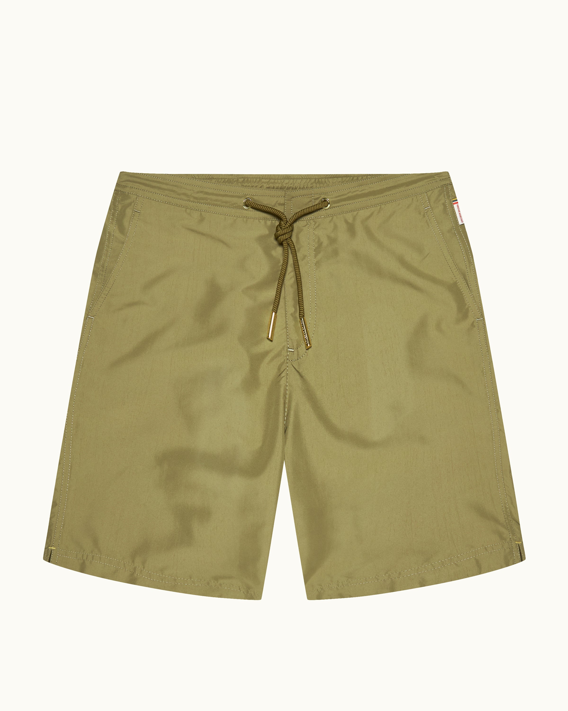 Orlebar Brown | Men's Longest-Length Drawcord Swim Shorts In Agave