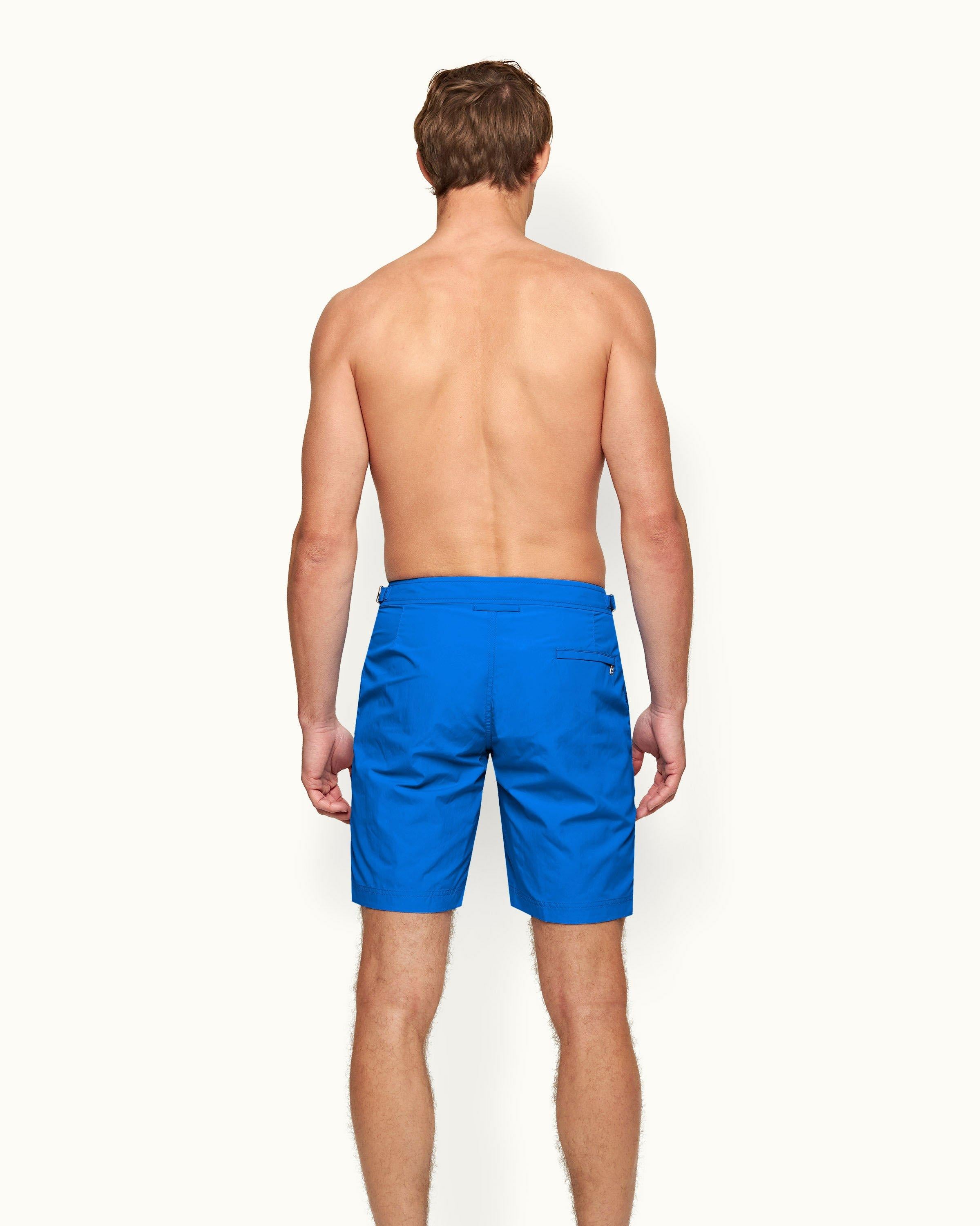 Orlebar Brown Dane Ii Longer Length Swim Shorts In Nova Blue ORLEBAR BROWN