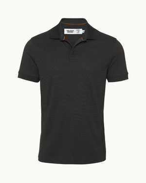 Dominic - Automobili Lamborghini Granite/Arancio Apodis Classic Fit Jersey Polo Shirt Front