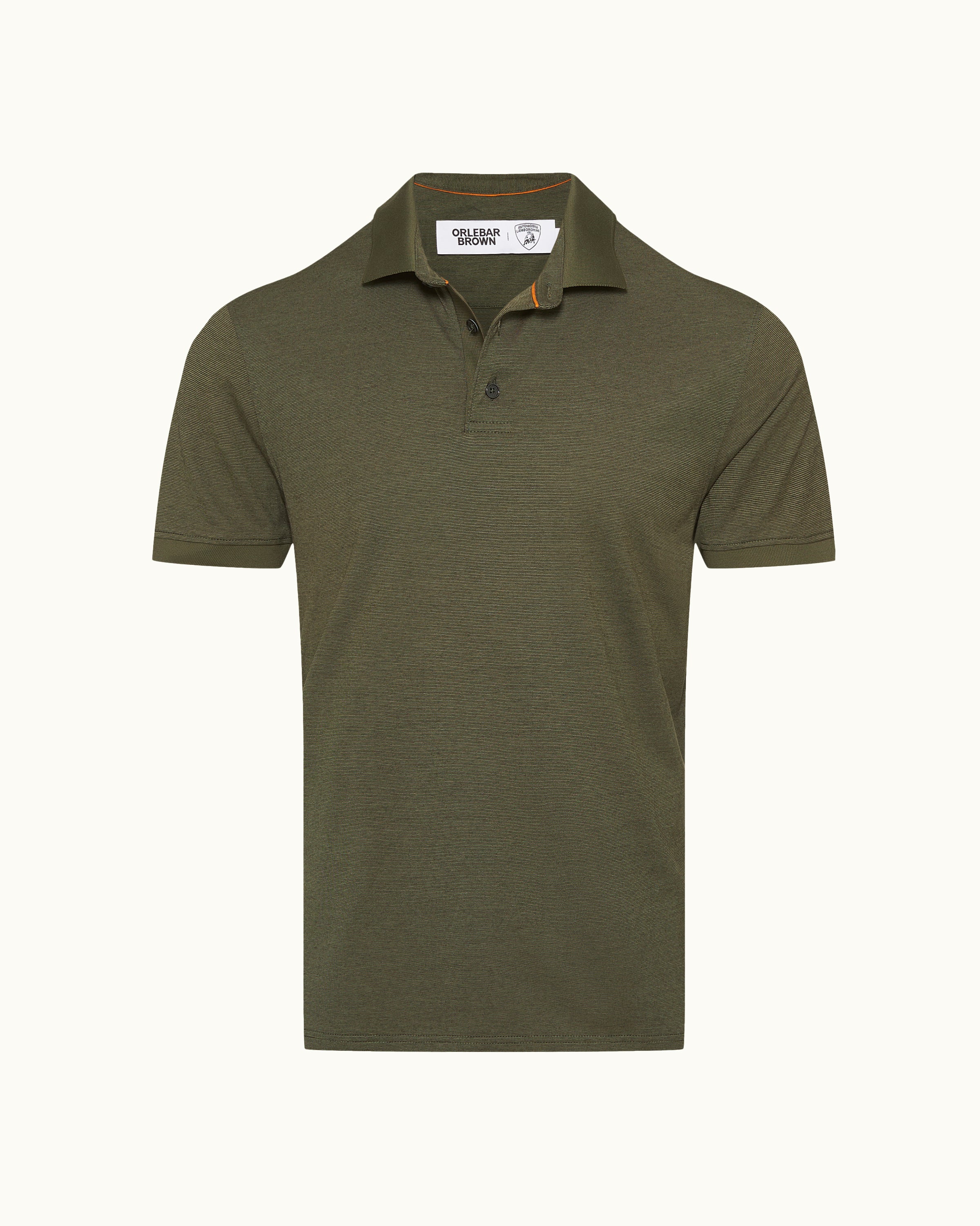 Orlebar Brown And Automobili Lamborghini | Olive Green And Orange ...