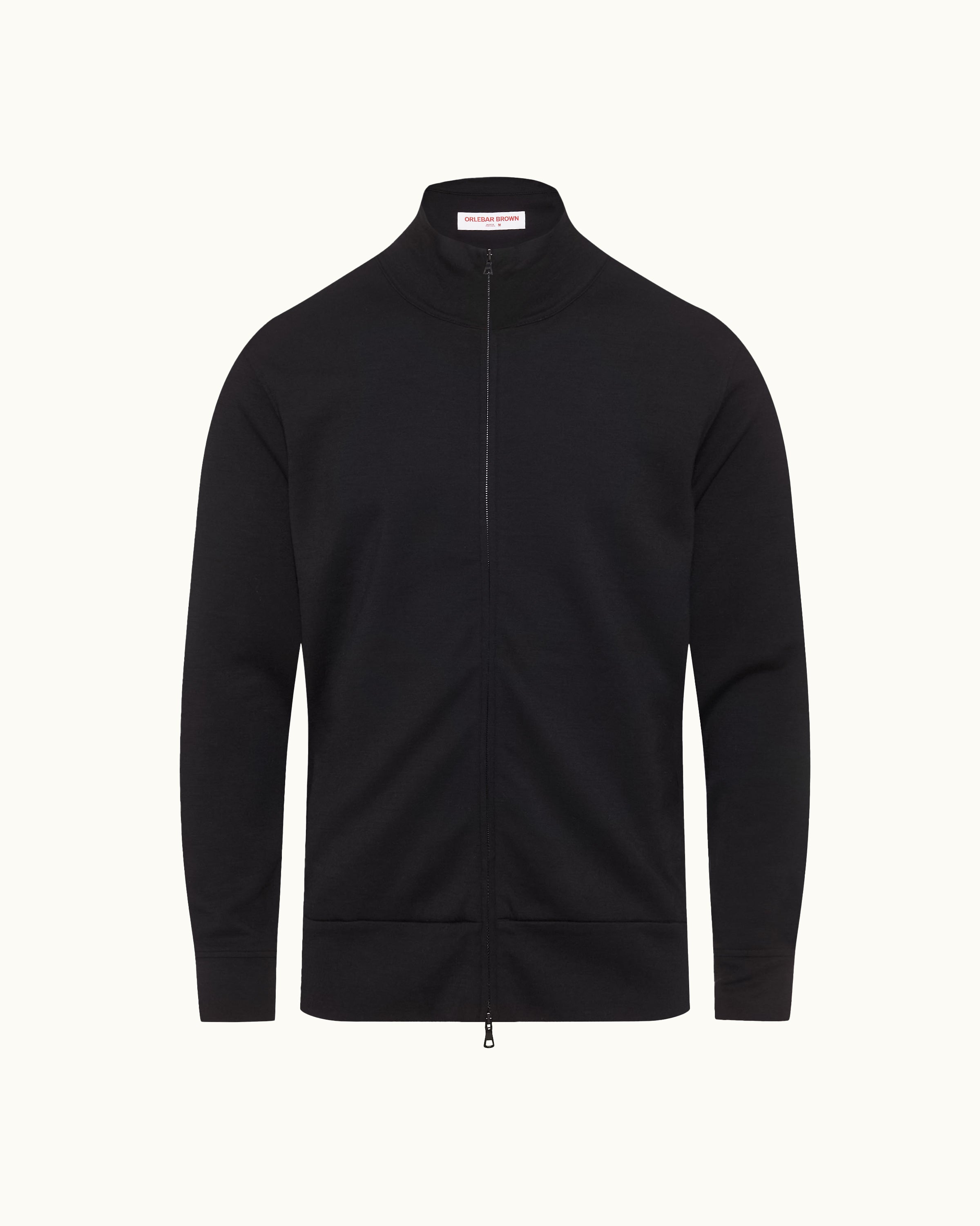 second layer ニットポロ Orlebar Brown | Men's Classic Fit Zip-Through Funnel Neck Merino