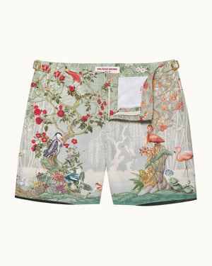 Bulldog - The FAENA Miami Tierra Santa Mid-Length Swim Shorts Woven In France Front