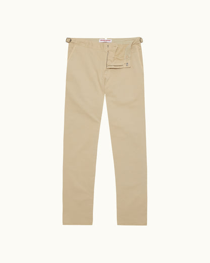 Beige pants on a white background