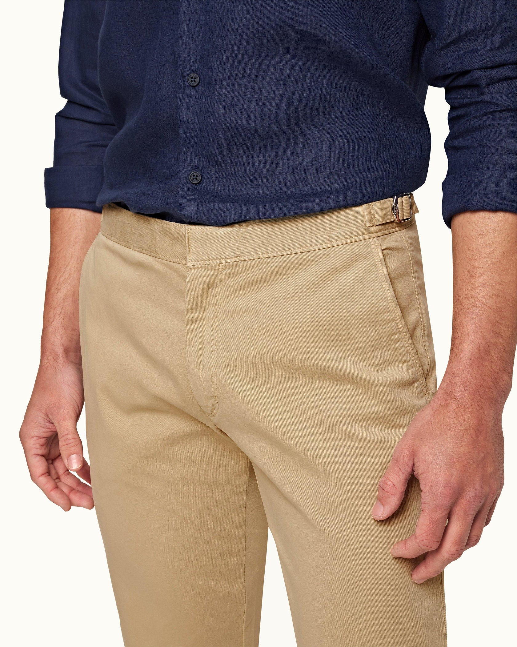 The Men's Store at Bloomingdale's Tailored Fit Chinos Beige Size 38X30