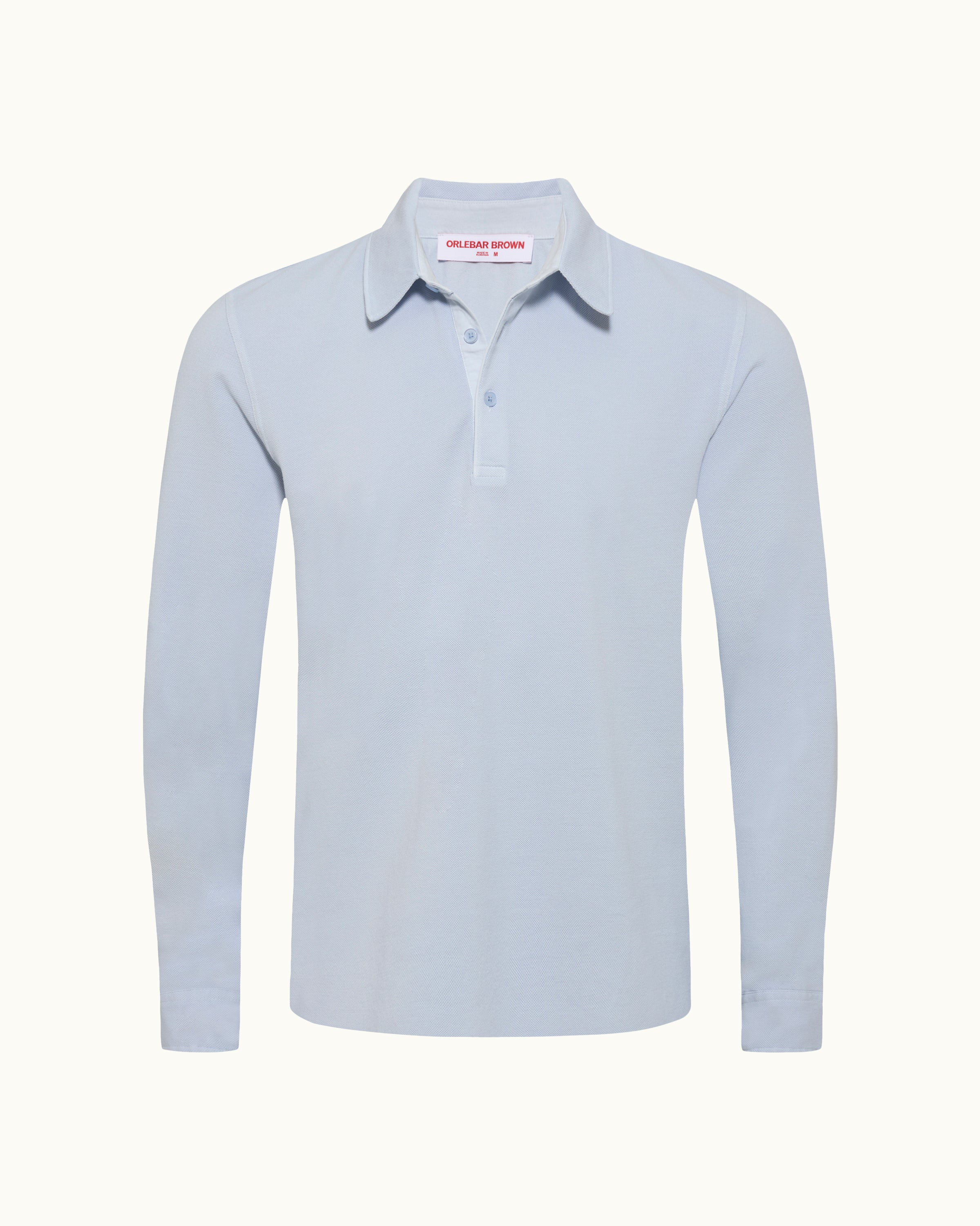 Orlebar Brown | Classic Fit Pique Jersey Polo Shirt In Surfside