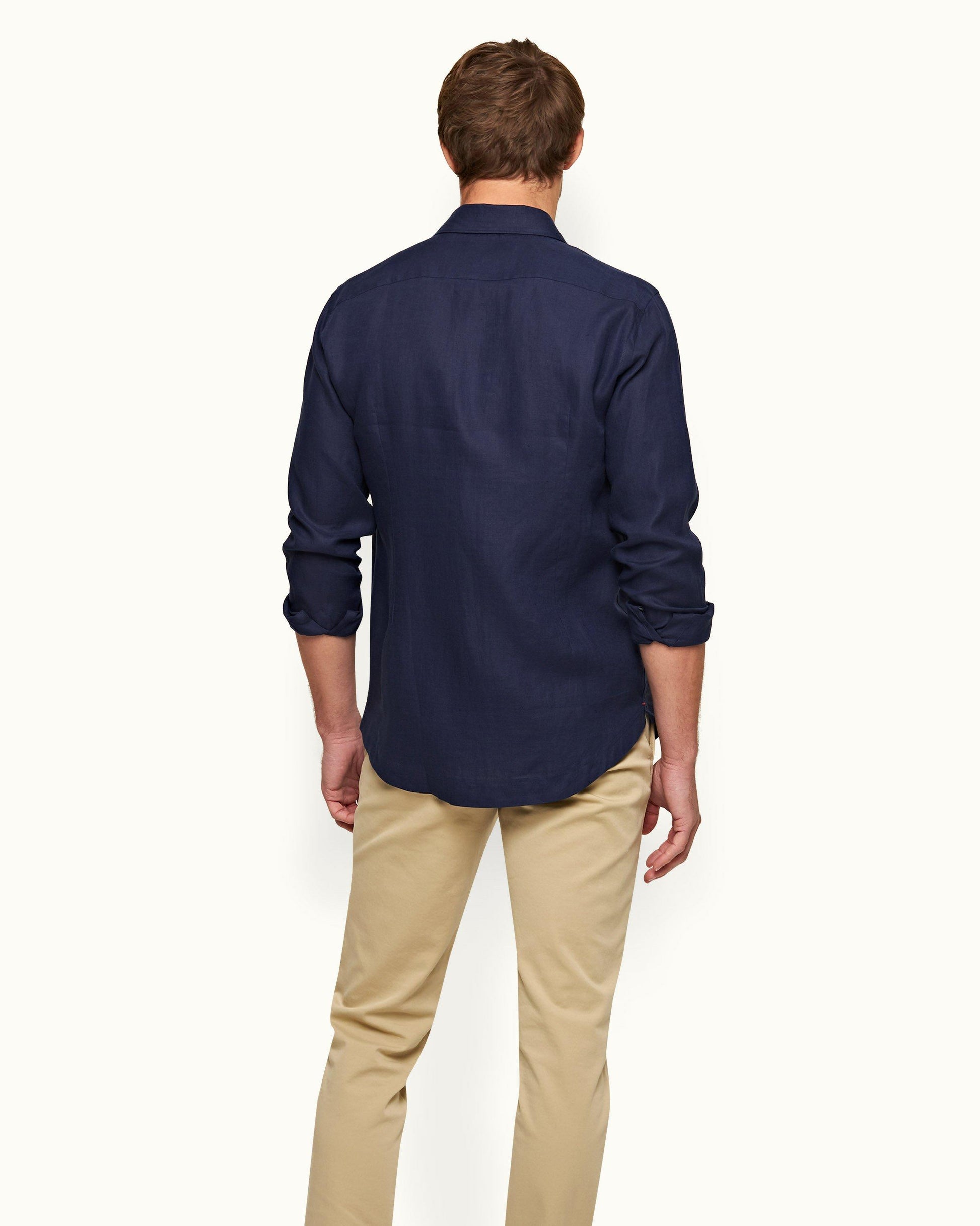 Orlebar Brown - Giles Linen Shirt - Mens