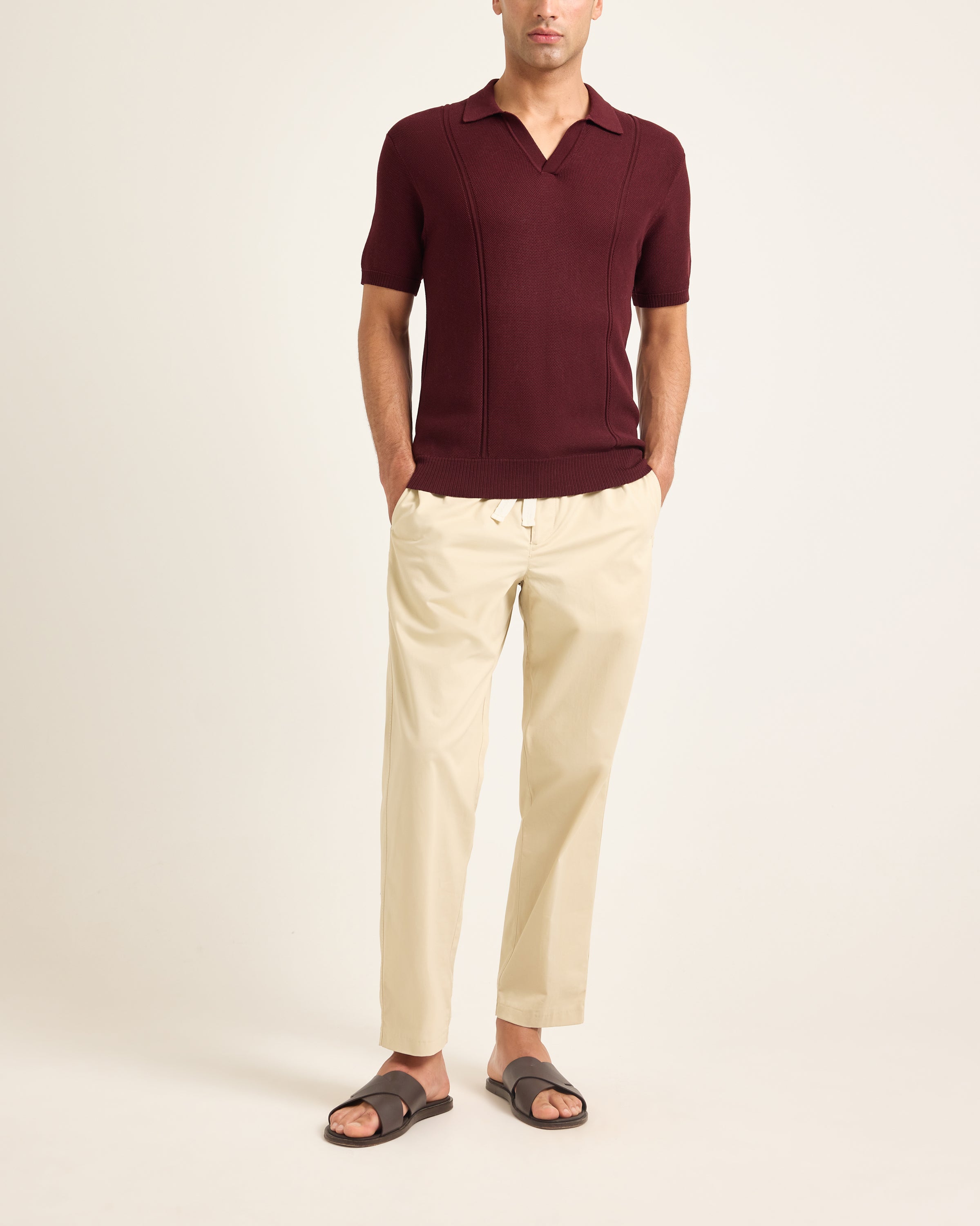 Red Pique Polo Shirt | Elegant Everyday Polo for Men – ORLEBAR BROWN