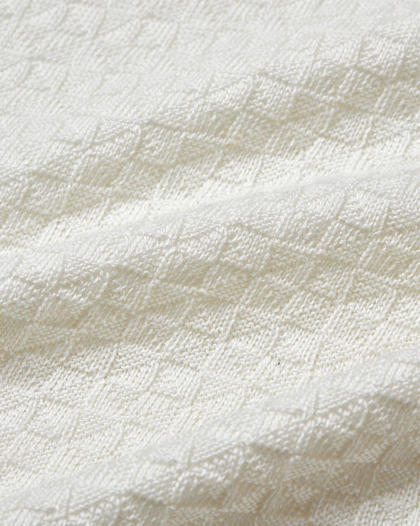 Horton Pique - White Sand Tailored Fit Silk-Cotton Polo Shirt Detail Other