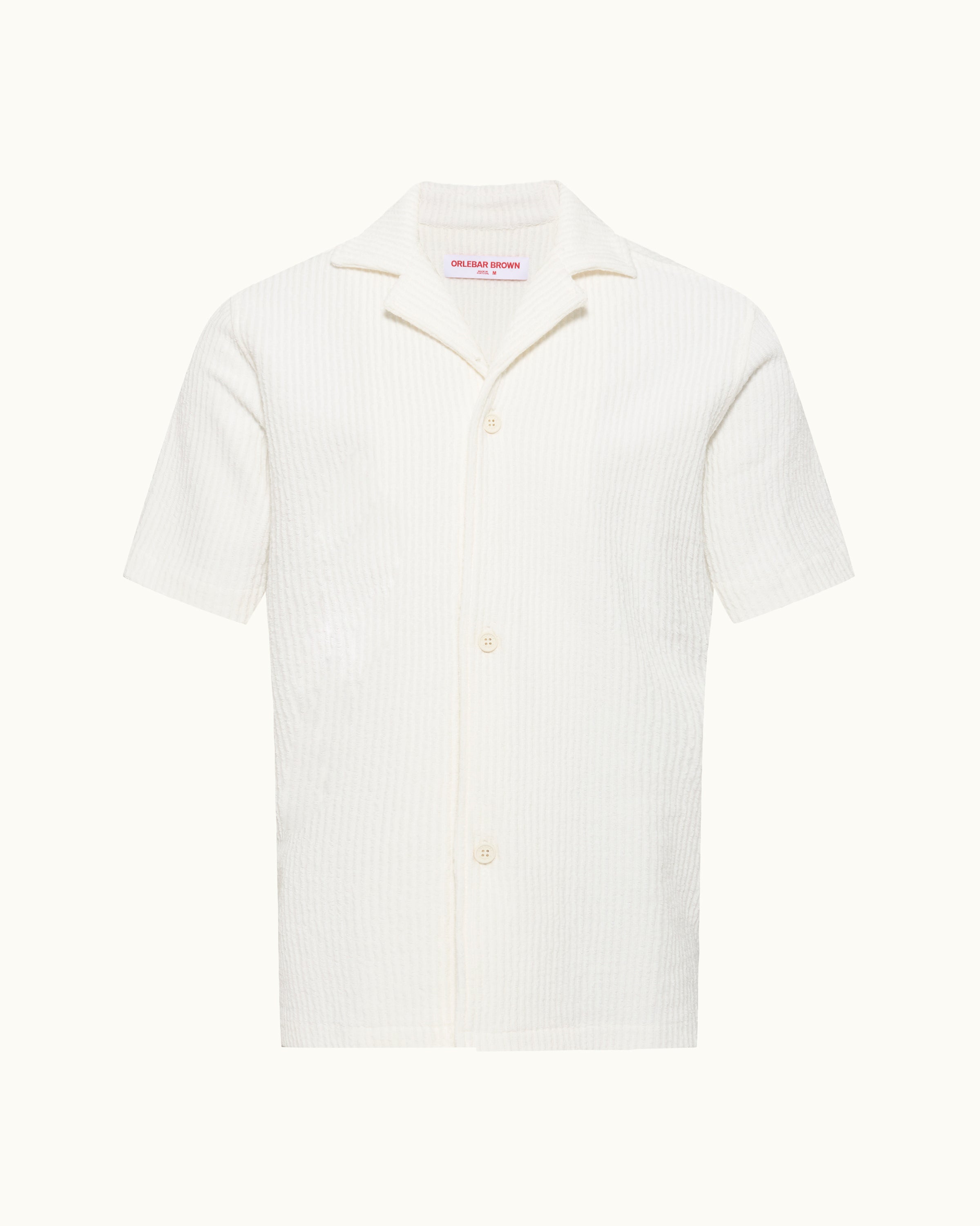 Orlebar Brown| Relaxed Fit Capri Collar Short-Sleeve Towelling