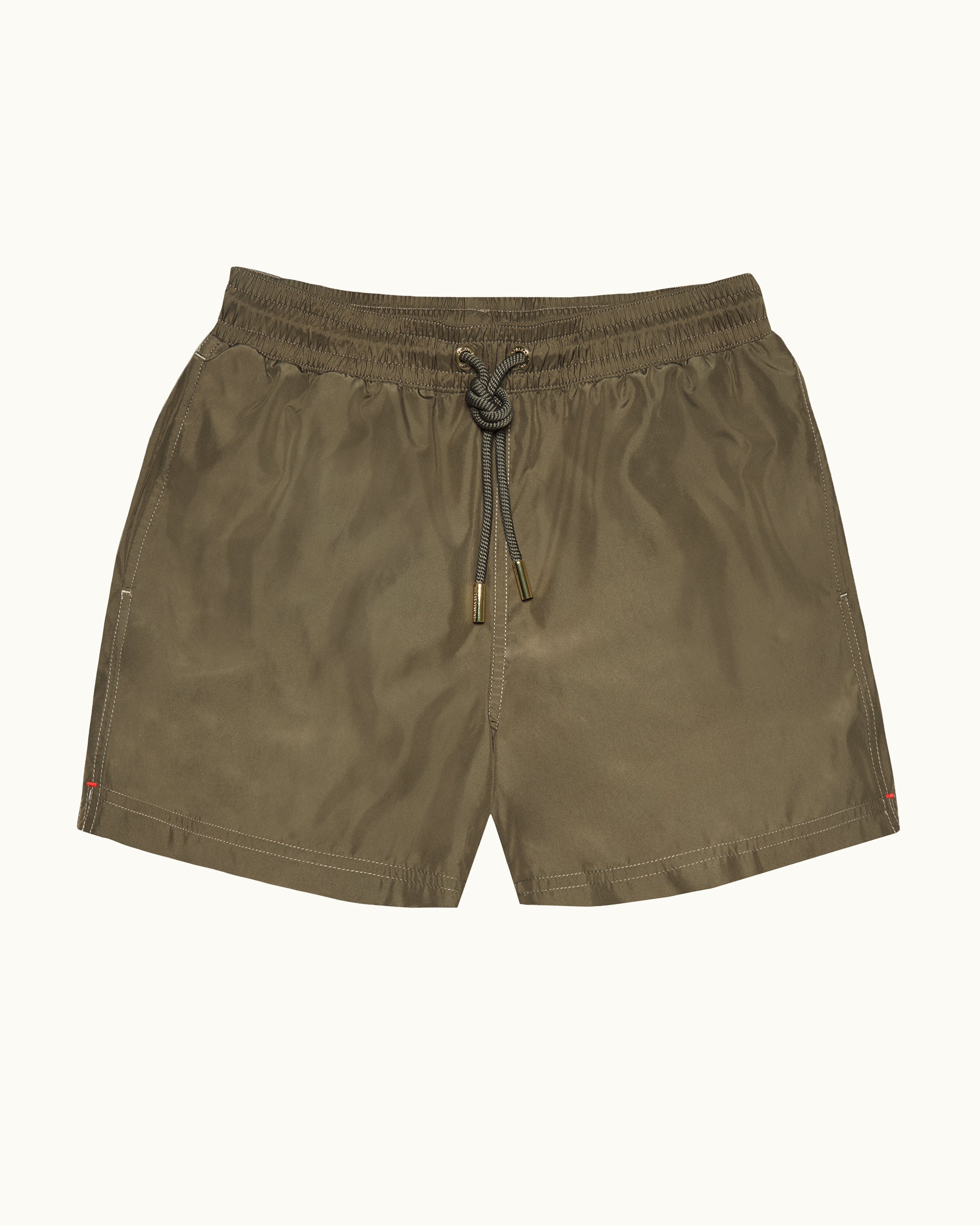 Mens Shorter Length Green Swim Shorts | Orlebar Brown – ORLEBAR BROWN