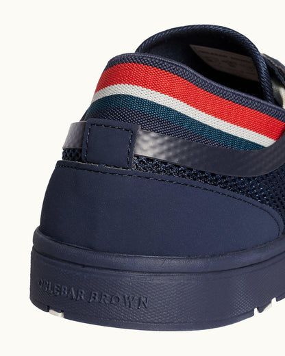 Larson - Mens Navy O.B Stripe Shoe You Can Swim In Detail 3 View
