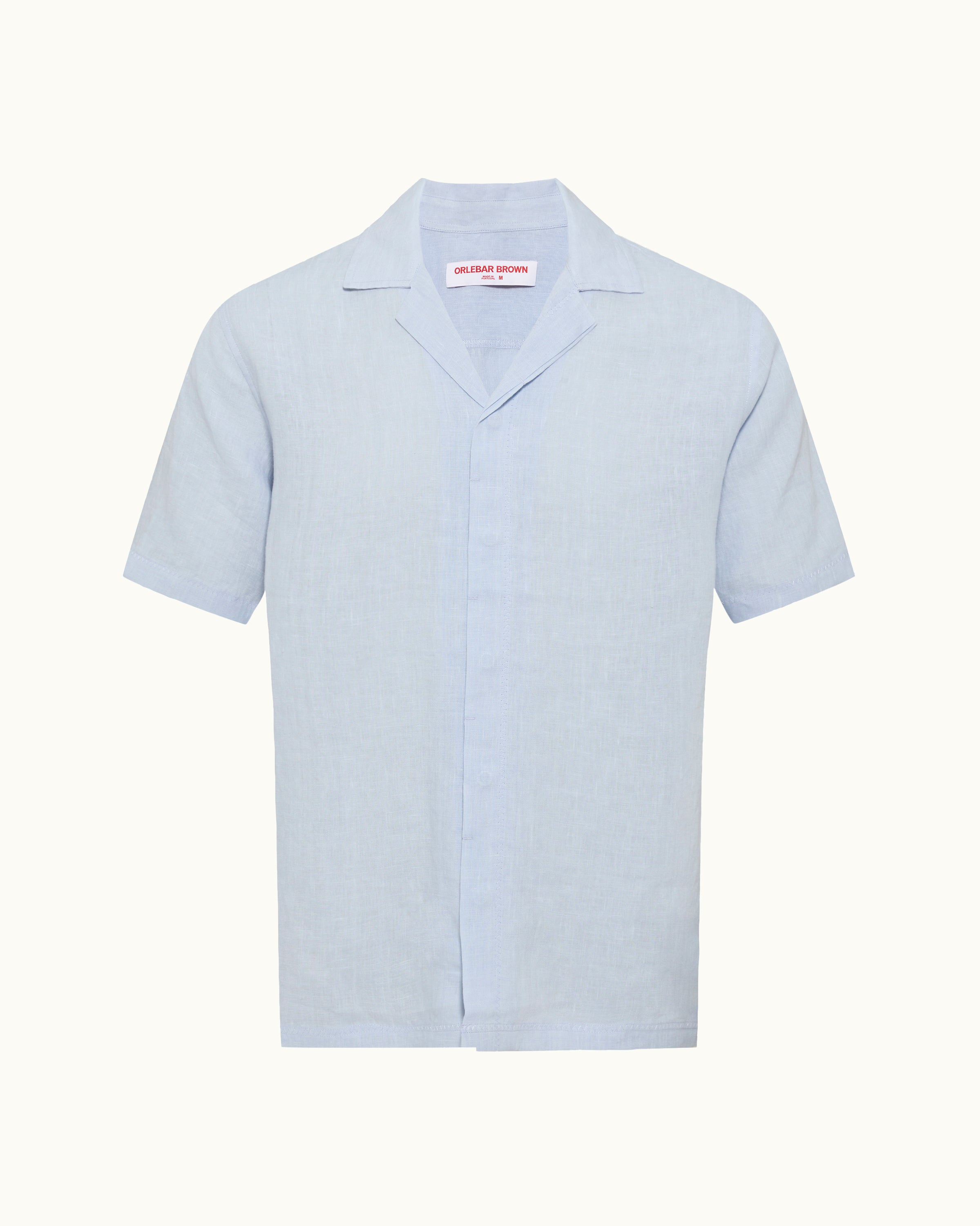 Orlebar Brown | Relaxed fit short-sleeve 100% Italian Linen Resort