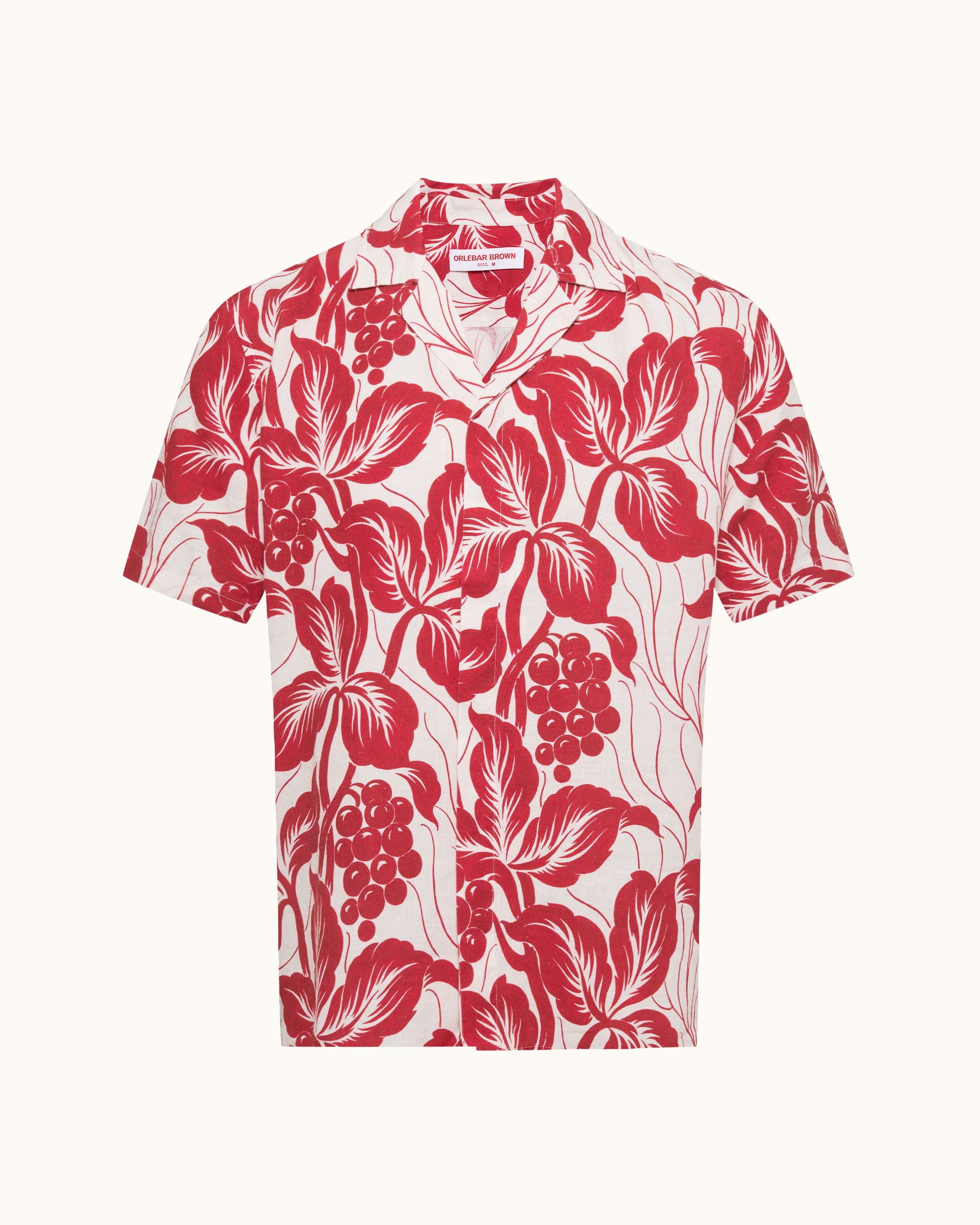 Orlebar Brown | Relaxed fit short-sleeve 100% Linen Resort Shirt