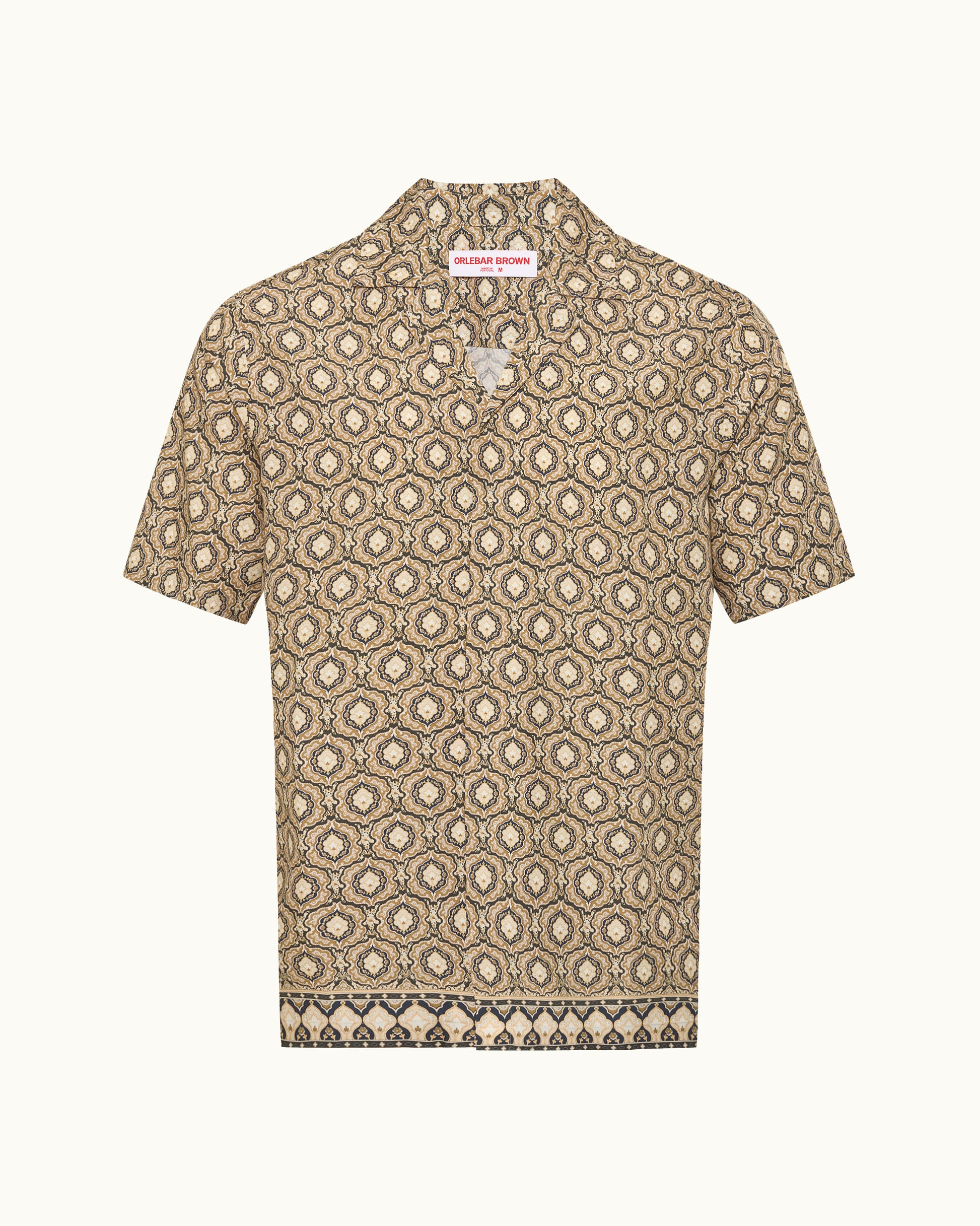 Patterned shirt on a white background