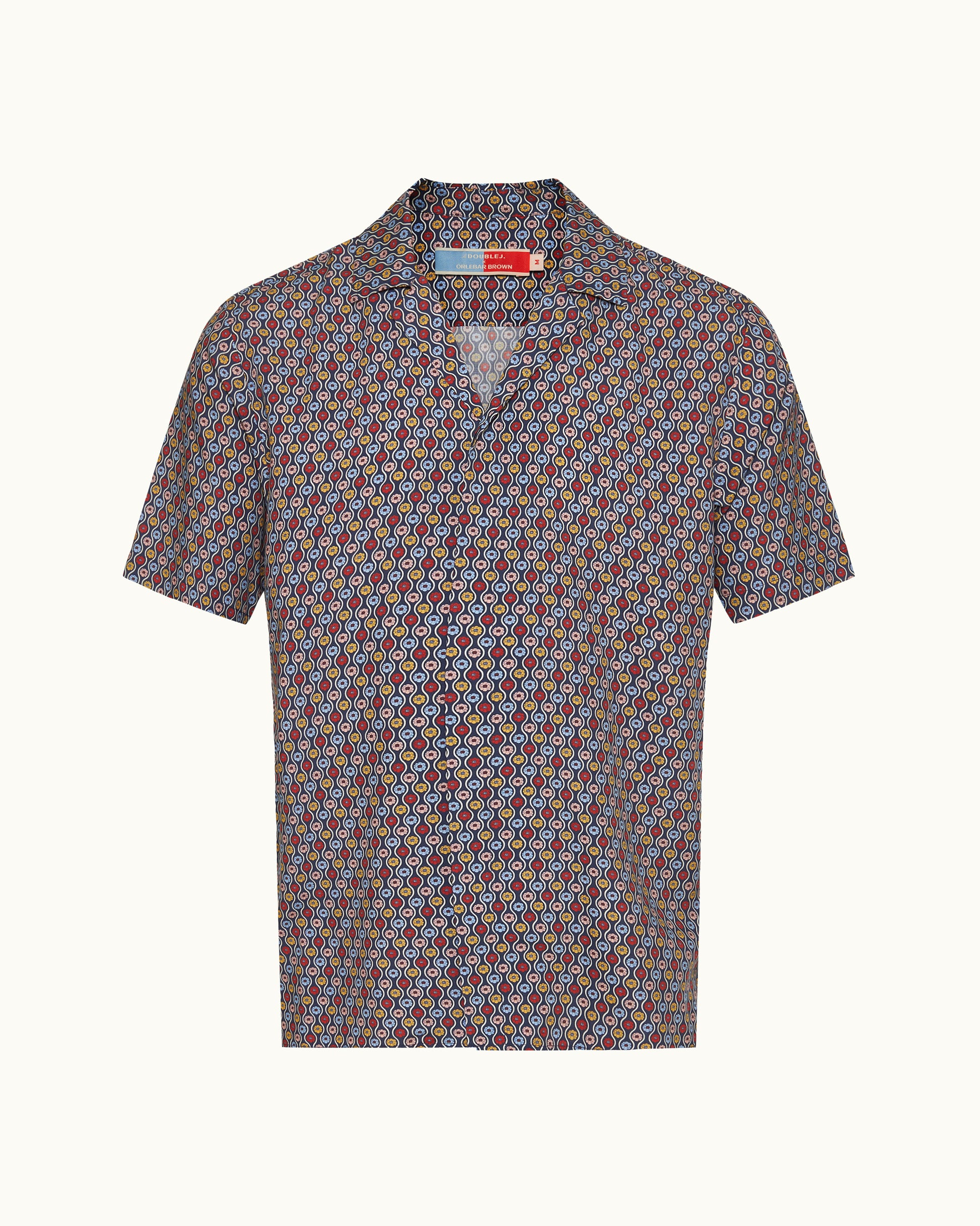 Patterned shirt on a white background
