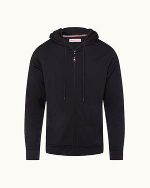 Black hoodie on a white background