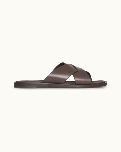 Muro - The Muro Sandal in Brown Accessory Side View