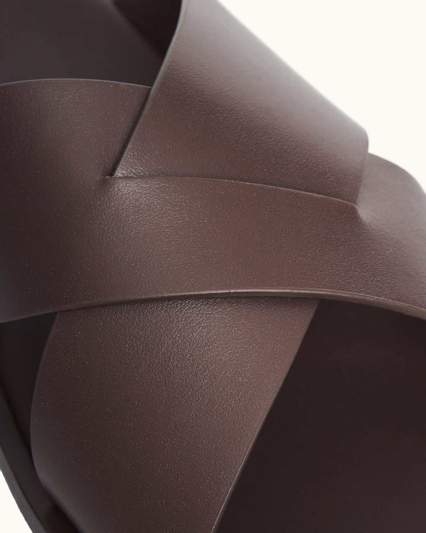 Muro - The Muro Sandal in Brown Detail View