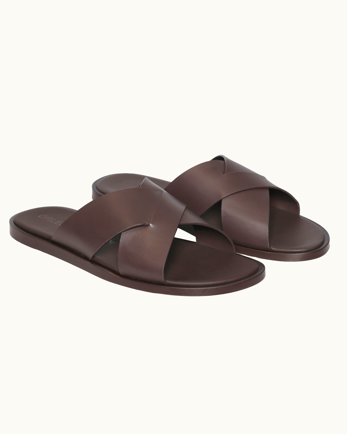Muro - The Muro Sandal in Brown Front View