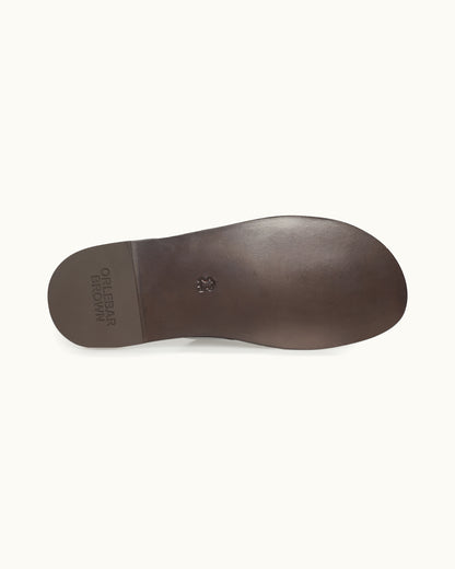 Muro - The Muro Sandal in Brown Sole View