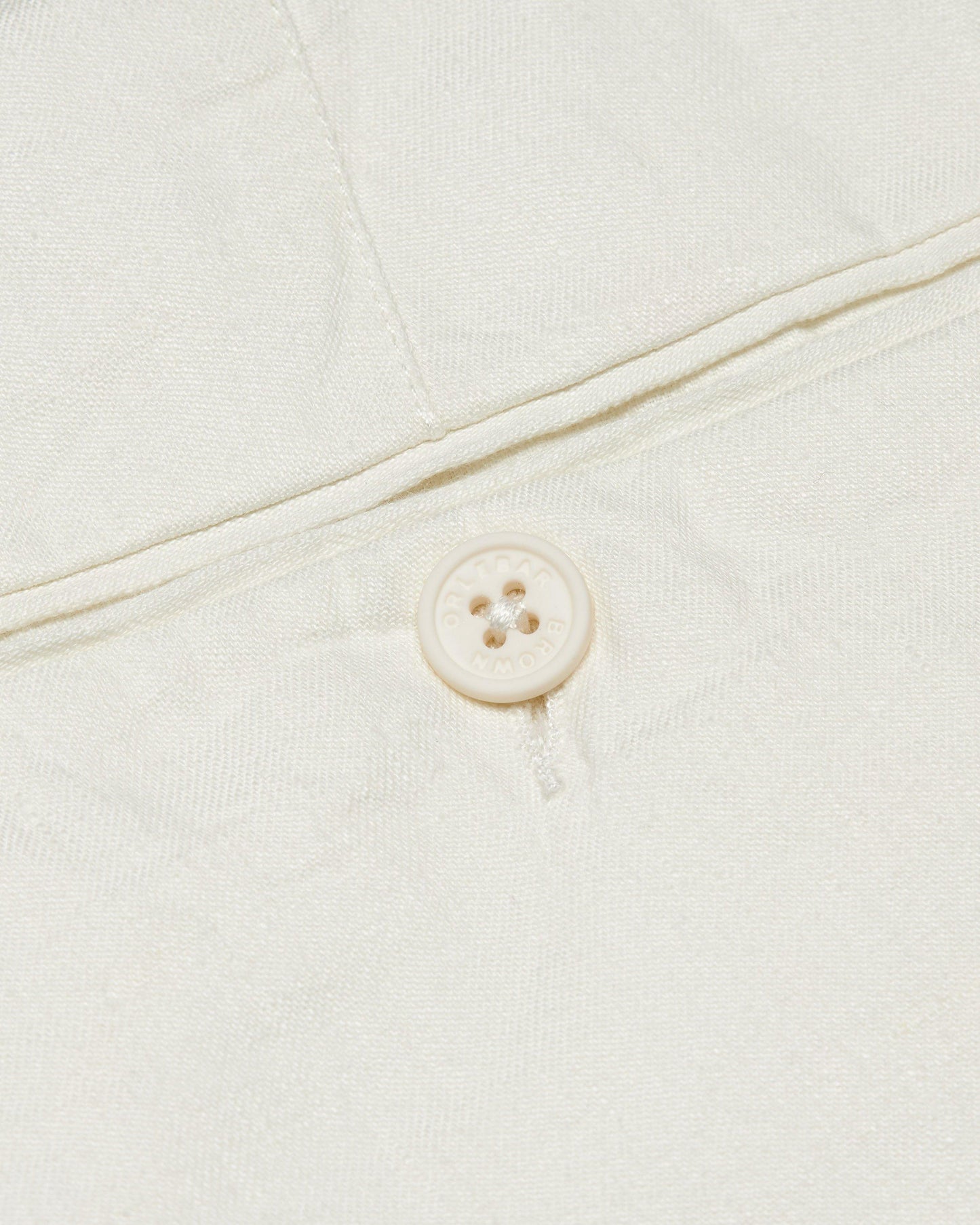 Norwich Linen - Mens Sandbar Tailored Fit Linen Shorts Detail View