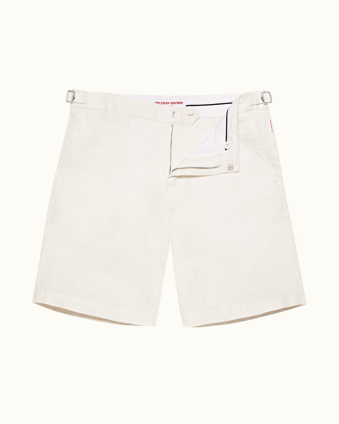 Norwich Linen - Mens Sandbar Tailored Fit Linen Shorts Front View