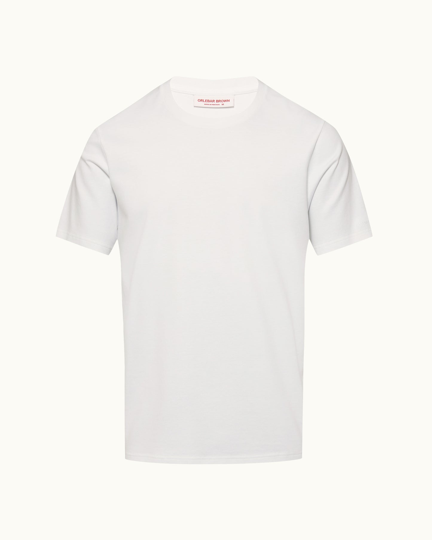 White t-shirt on a white background