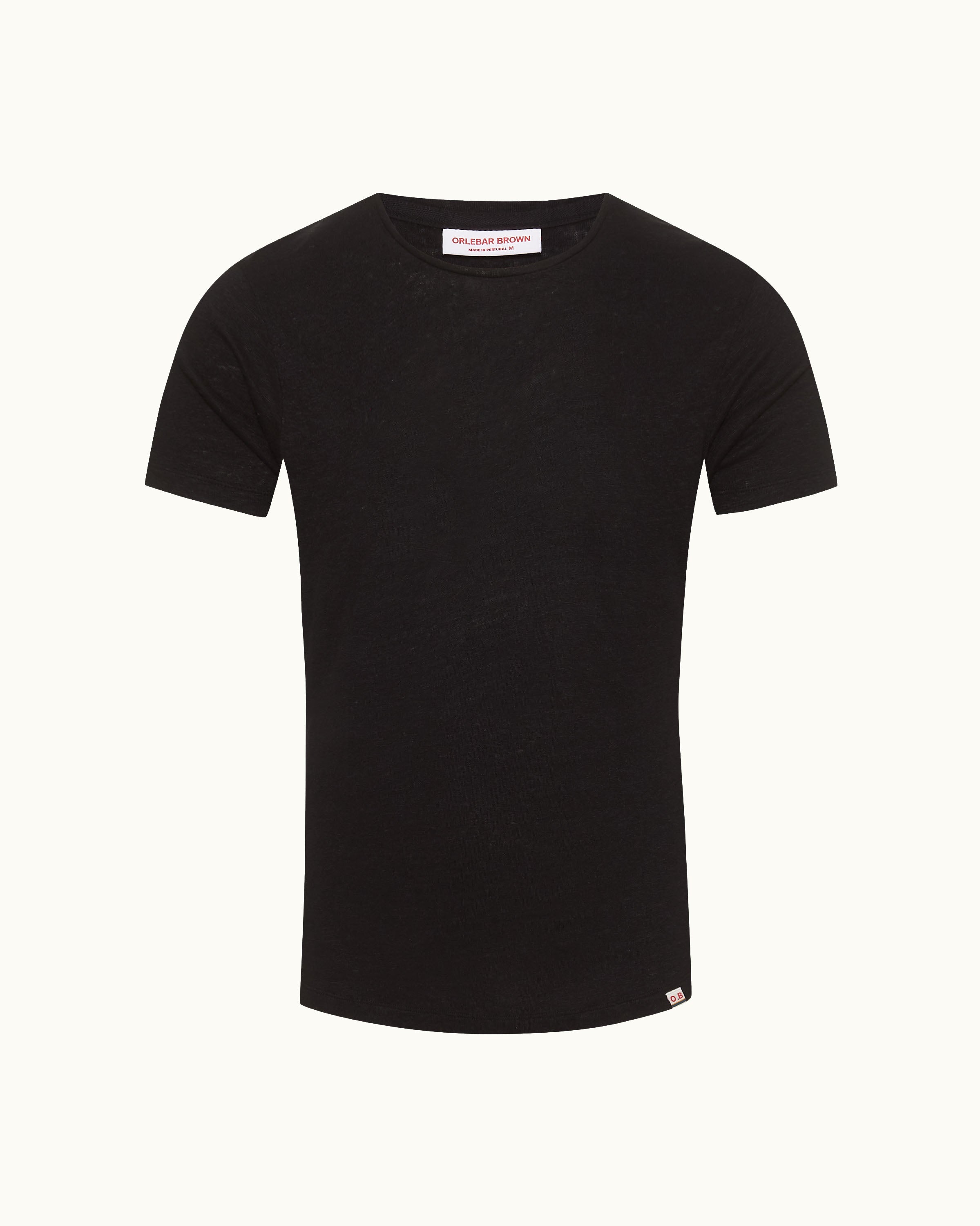 Orlebar Brown OB-T Linen Tailored Fit Crewneck T-Shirt