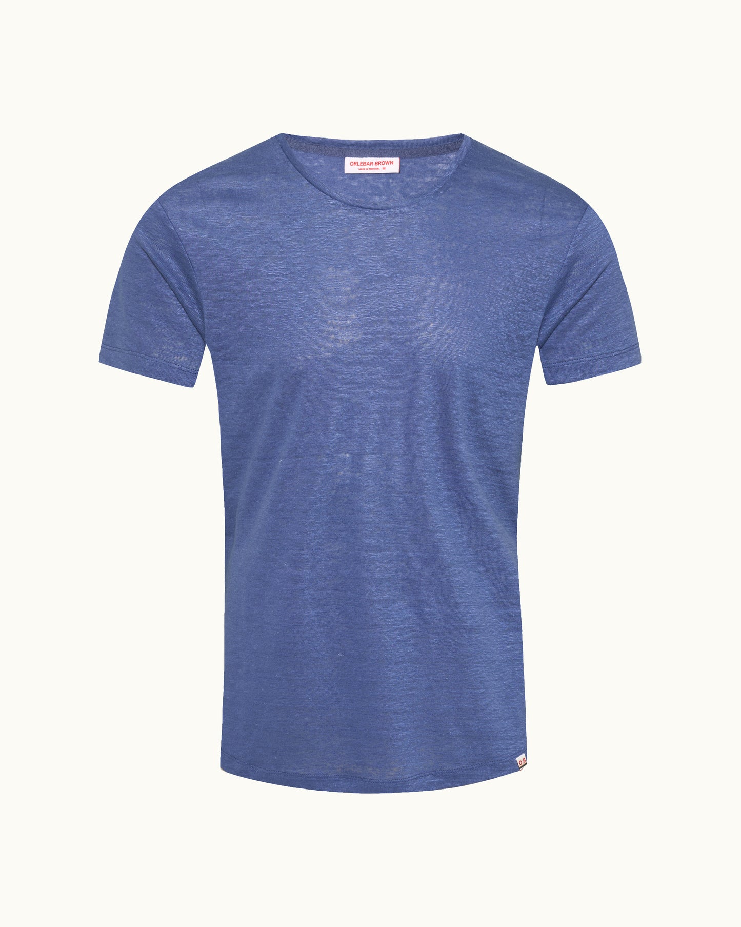 Blue t-shirt on a white background