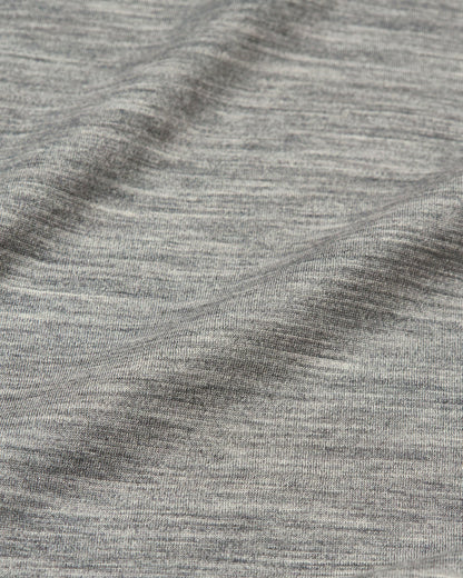 Ob-T Merino - Black Tailored Fit Crewneck Merino T-shirt Detail Ott