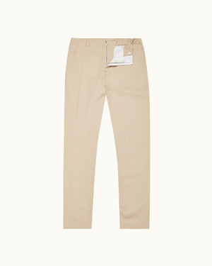 Beige pants on a white background