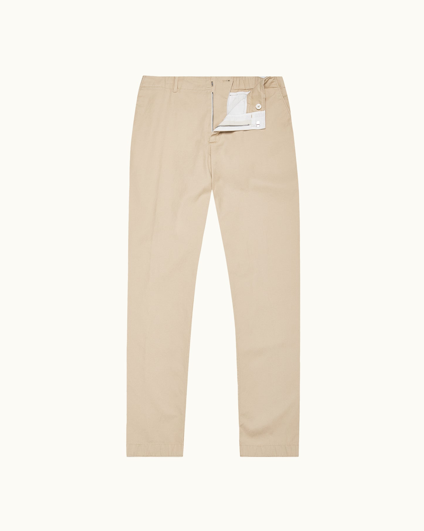 Beige pants on a white background