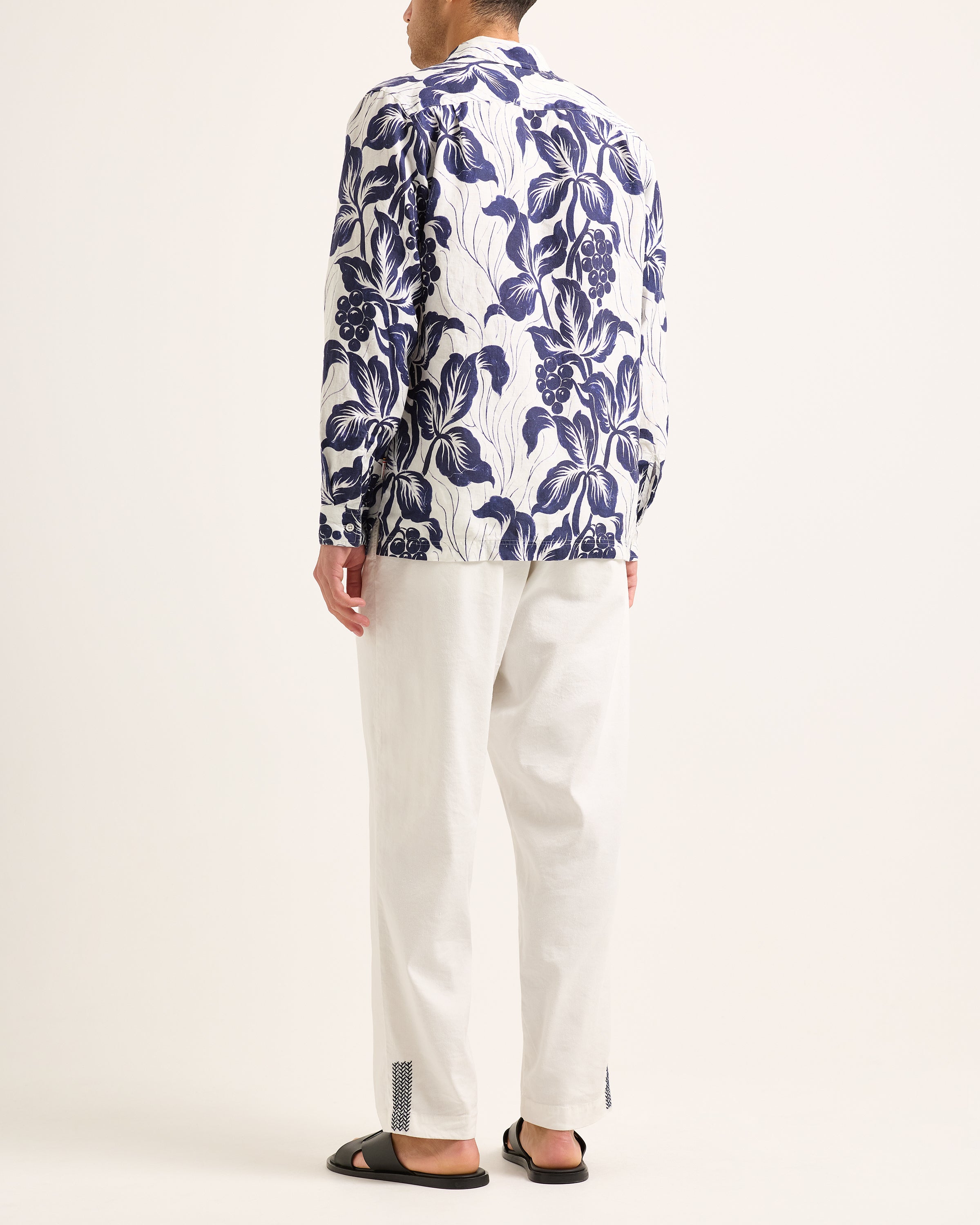Orlebar Brown | Relaxed fit long-sleeve overhead shirt In Night