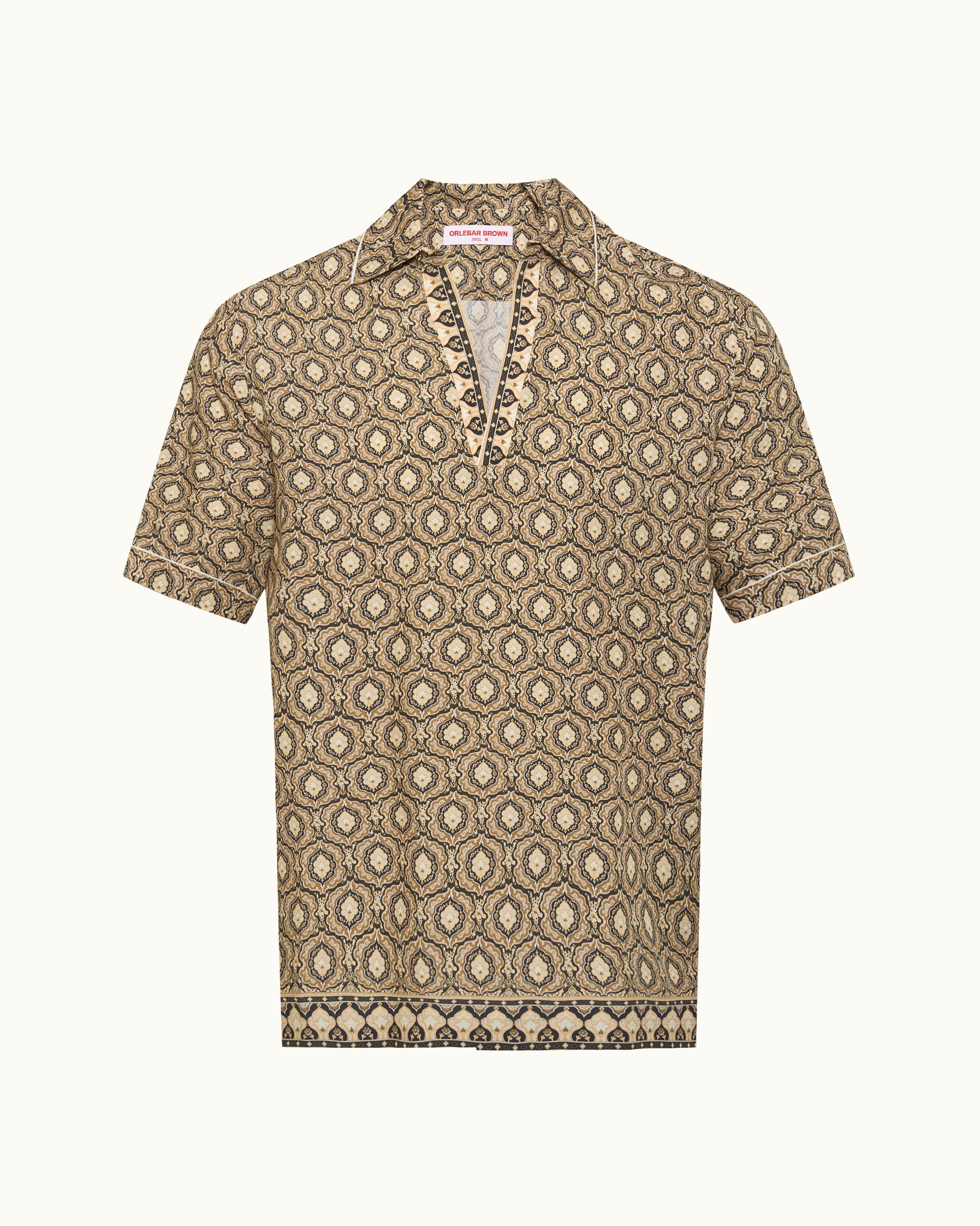 Patterned shirt on a white background