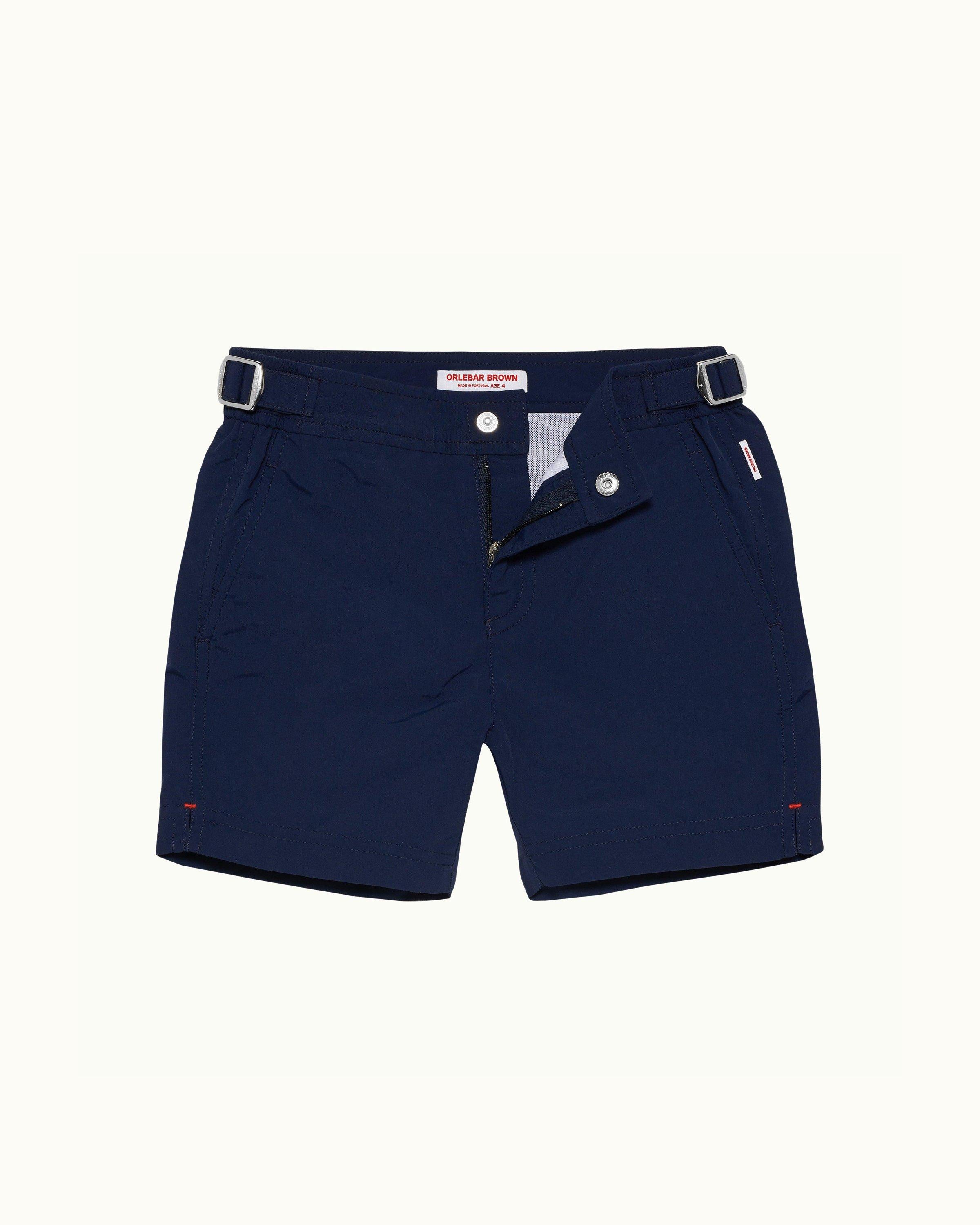 Russell - Childrens Navy Kids Classic Swim Shorts Front View