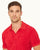 Dr No Towelling Polo - Mens Red 007 Ryder Dr. No Towelling Polo Shirt Detail View