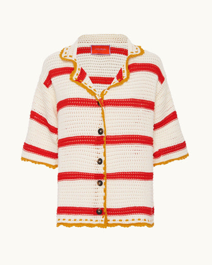 Salt N Vinegar Jacket - Salt'N'Vinegar Jacket Cream/Red Cream Front