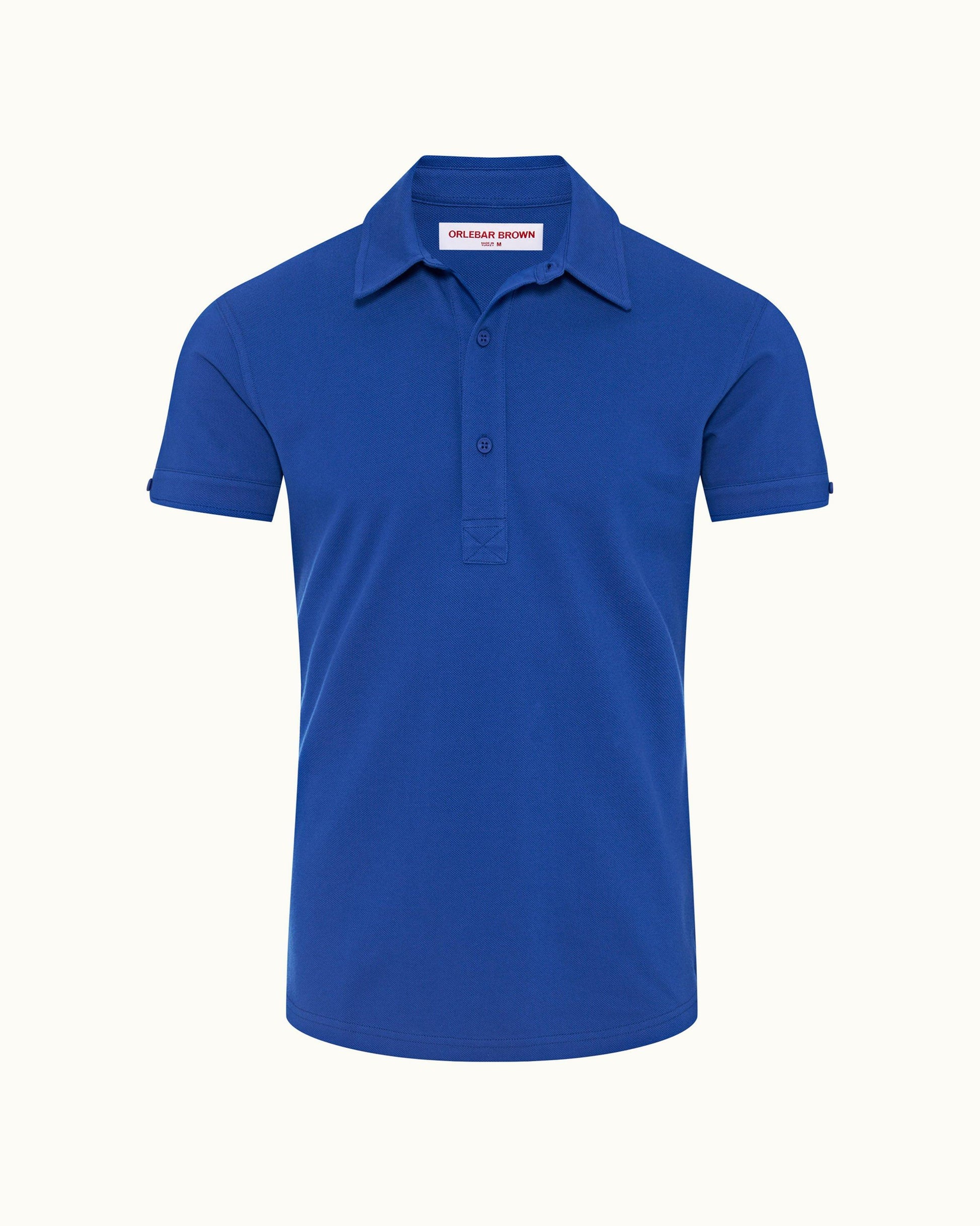 Designer Polo Collar Shirts Mens Blue Tailored Polo Shirt Designer