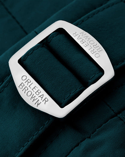 Setter - Shorter-Length Swim Short In Peli Green Detail Buckle