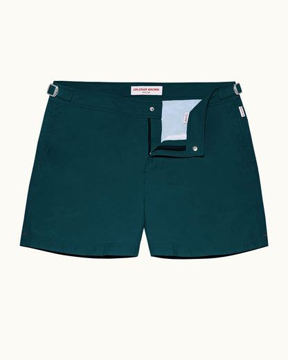 Setter - Shorter-Length Swim Short In Peli Green Front