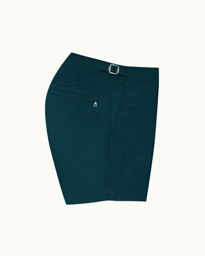 Setter - Shorter-Length Swim Short In Peli Green Side